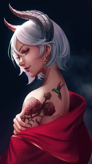 红衣少女