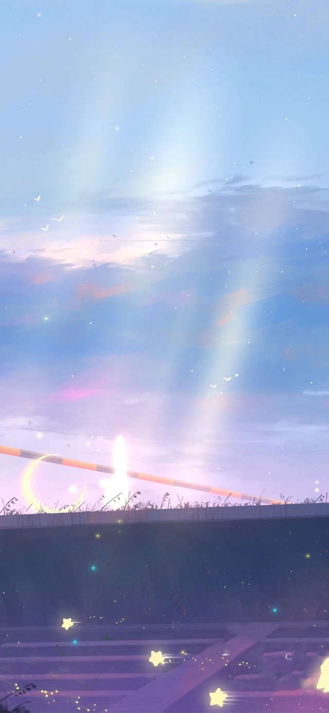 4K 唯美治愈星空街道