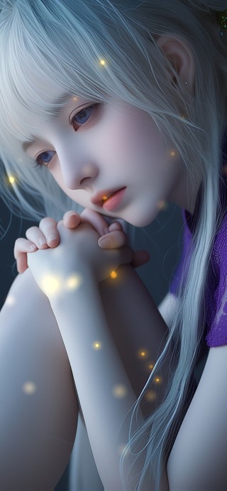 一点樱桃启绛唇，两行碎玉喷阳春