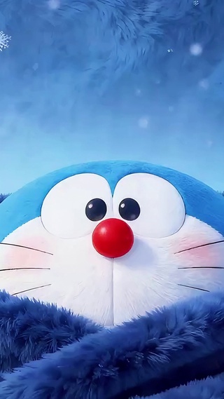 冬日暖绒绒蓝胖