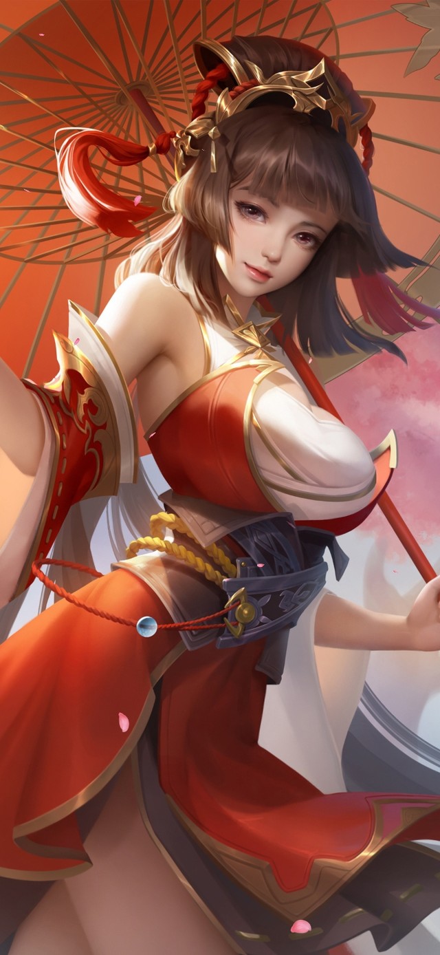 古风撑伞少女