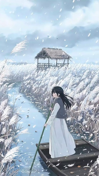 秋游芦苇荡