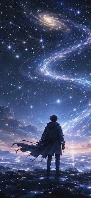 星河下的旅行者