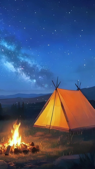 星夜露营