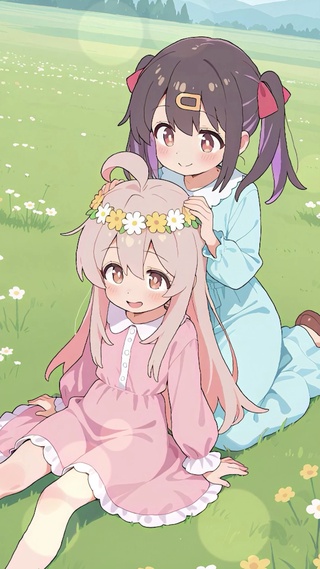 两个女孩