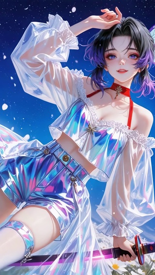 花海蓝蝴蝶美少女蝴蝶忍