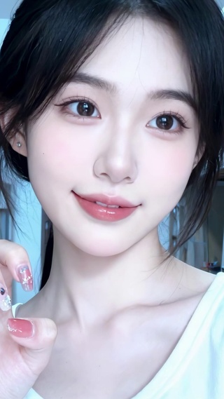 18岁大一学妹在新生宿舍拍照