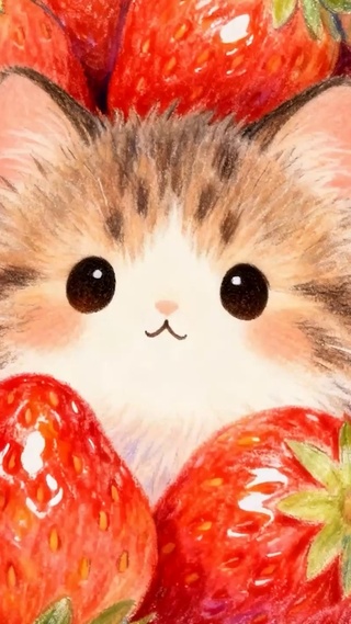 草莓猫咪
