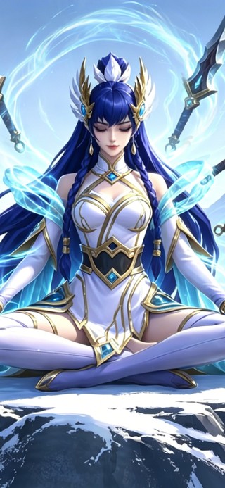 玉剑传说刀妹修炼中