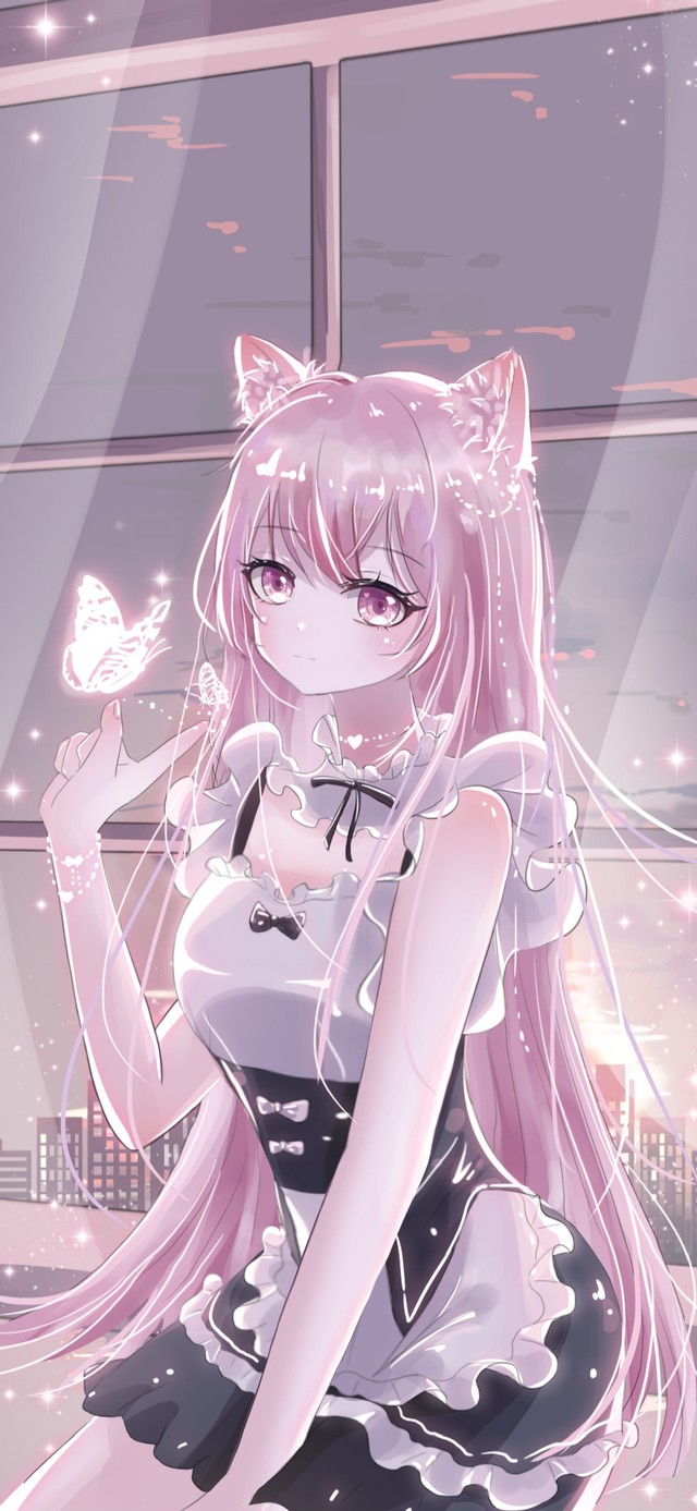 可爱蝴蝶少女