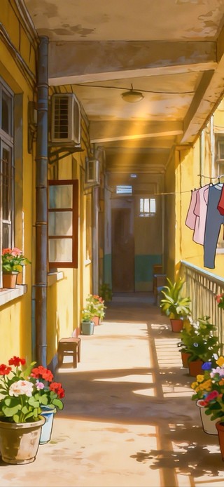 记忆中的楼道走廊