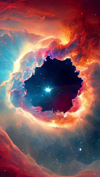日暮星月苍山远