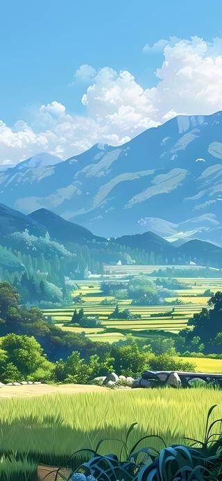 唯美的田园风光