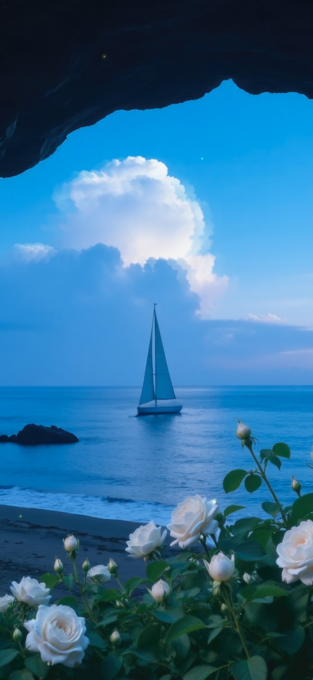 浪漫白玫瑰海岸