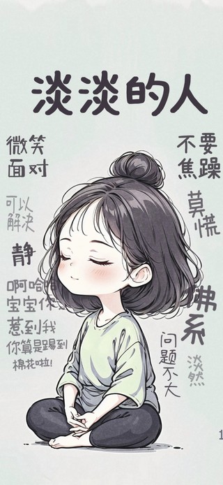 淡淡的人