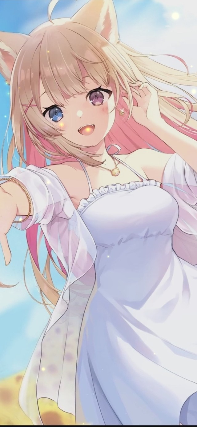 向日葵花田少女