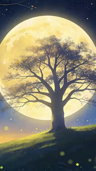 护眼星空夜景
