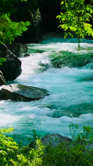 护眼山涧流水
