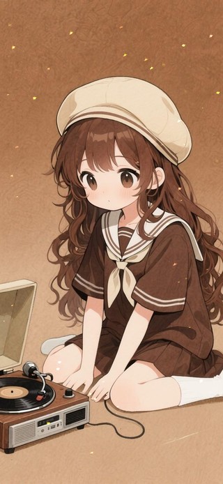 可爱留声机
