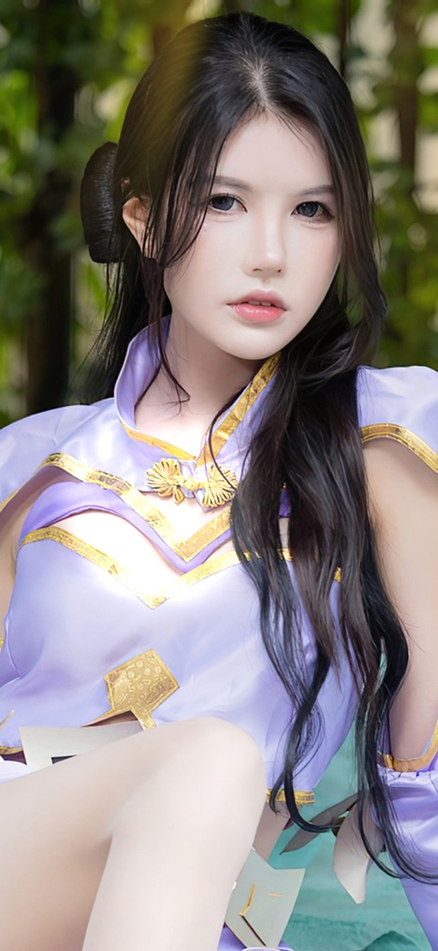大长腿cos美女(美女手机动态壁纸) - 美女手机壁纸下载 - 元气壁纸
