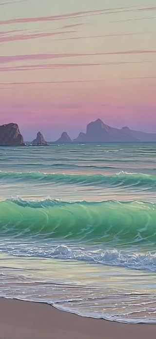 海边晚霞风景