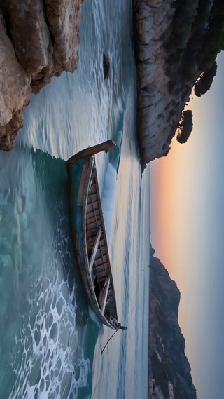 海边小船