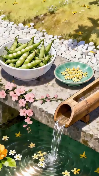 夏天流水