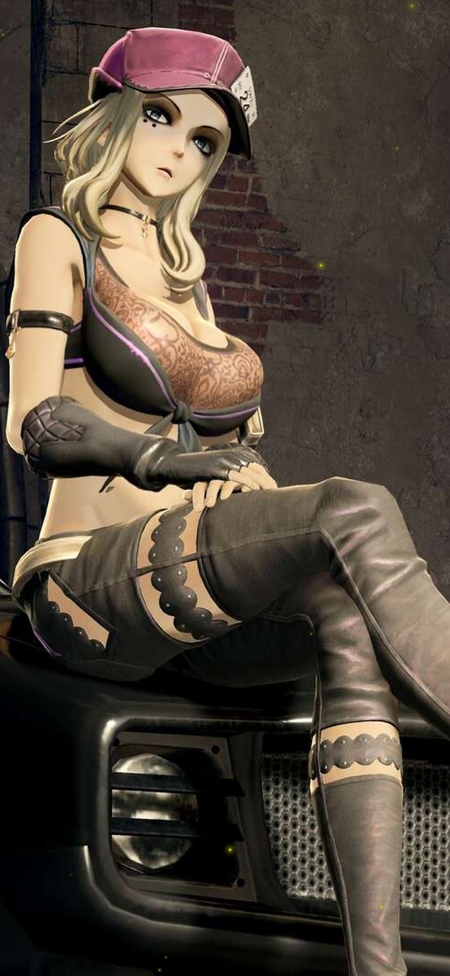 另类复古跑车小姐姐