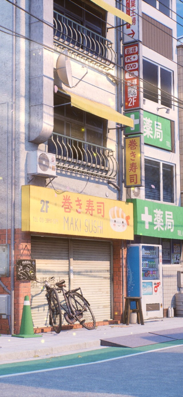 4K日式城市街道