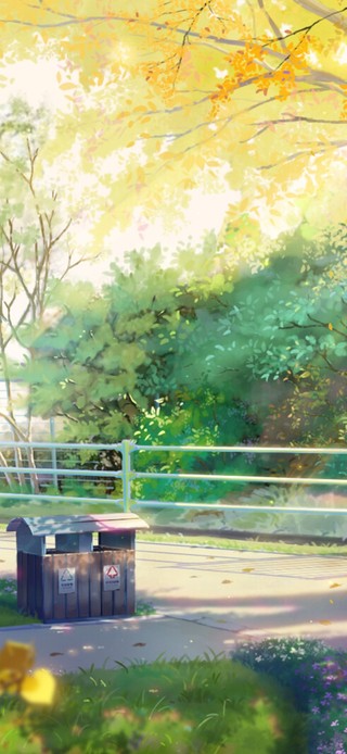 4K唯美治愈校园一角