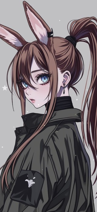 二次元兔子女孩