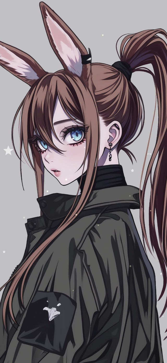 二次元兔子女孩