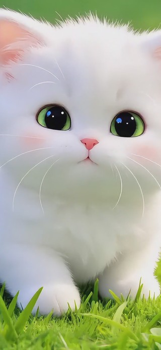 草地小猫