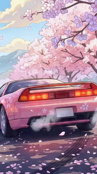 山路樱花赛车