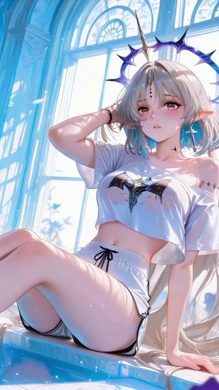 蓝调浴室少女-卡提希娅