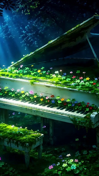 秘境森林钢琴花海