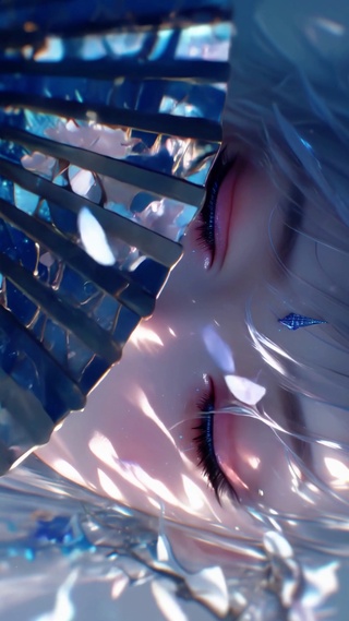 星瞳藏扇 花影入瞳