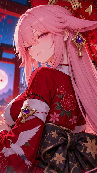 粉发女孩