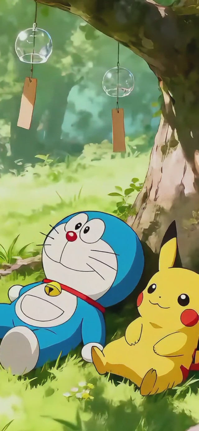 树下风铃机器猫