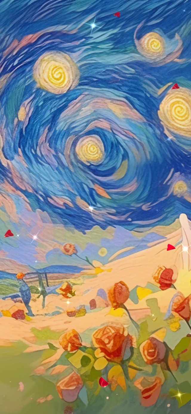 4K 星夜玫瑰