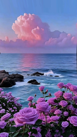 浪漫海边
