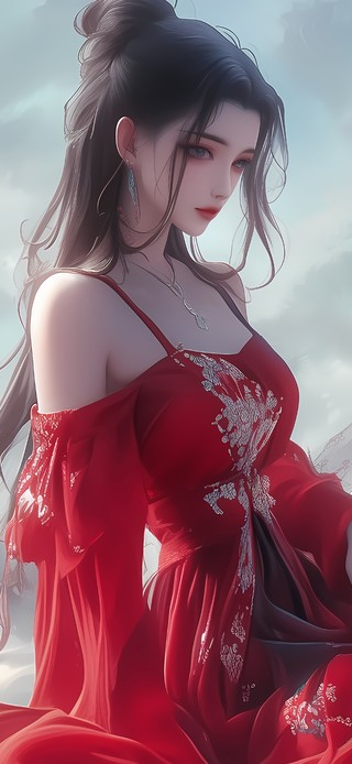 古风长裙女孩