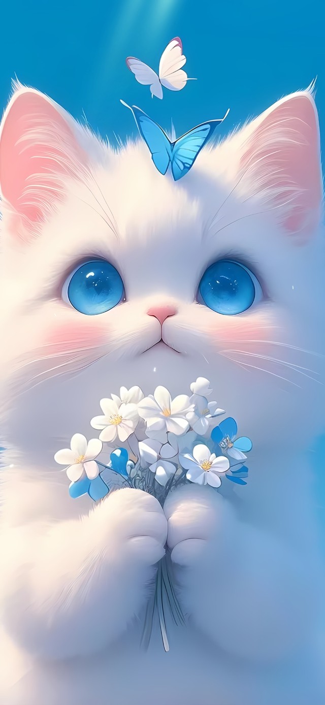 可爱萌萌的猫咪