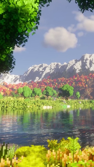 我的世界像素风景