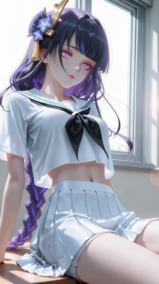 课桌JK美少女
