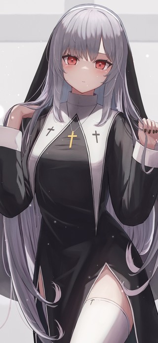 4K性感白丝旗袍女仆美少女