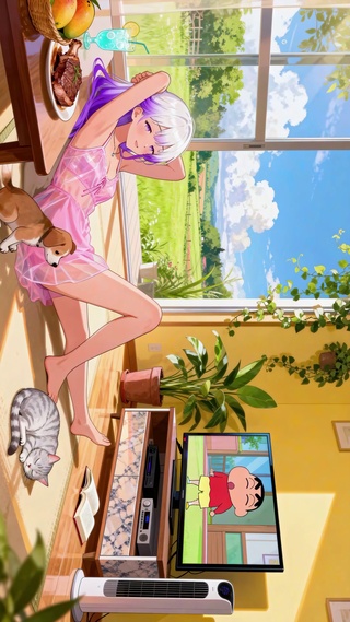 二次元宅女的治愈动漫日常小清新