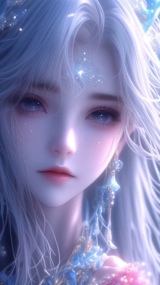星辰中漂亮的动漫美女