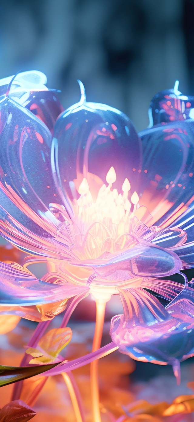 科幻玻璃花朵～奇妙世界