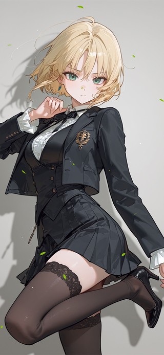 唯美金发少女